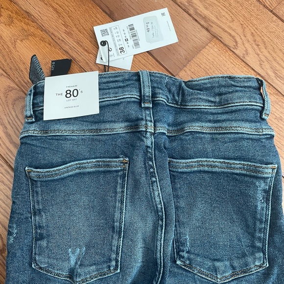 Zara 80s skinny jeans in vintage blue - Picture 4 of 5